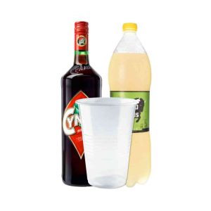 Vaso 500ml Cynar con Pomelo