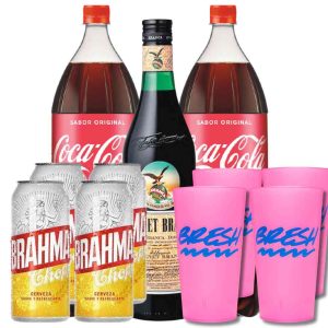 Botella Fernet Branca y Coca